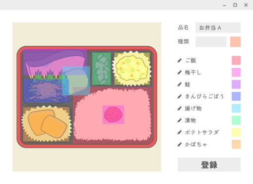 おかずの欠品を検出。お弁当の具材検査技術